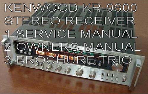 Kenwood 9600 manuale - kr-9600,
