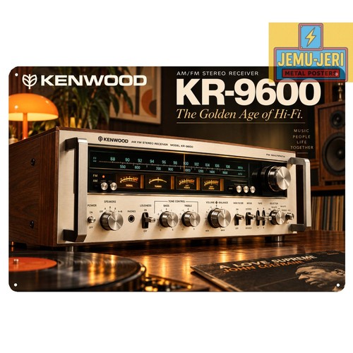 Kenwood 9600 vintage amfm - kenwood, kr-9600